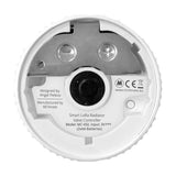MClimate Vicki LoRaWAN smart thermostatic radiator valve with digital display and manual control ring.