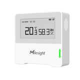 Milesight AM102 and AM102L LoRaWAN Indoor Ambience Sensors for temperature and humidity monitoring with E-ink display.