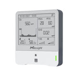 Milesight AM319 LoRaWAN 9-in-1 indoor ambience monitoring sensor featuring Ozone (O3) detection and E-ink display.