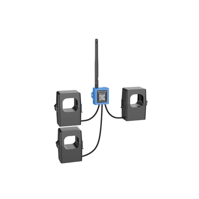Milesight CT303 self-powered LoRaWAN smart current transformer for non-invasive three-phase energy monitoring.