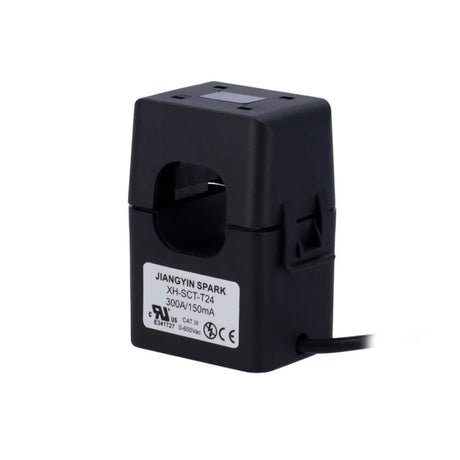 Milesight CT303 self-powered LoRaWAN smart current transformer for non-invasive three-phase energy monitoring.