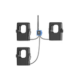 Milesight CT303 self-powered LoRaWAN smart current transformer for non-invasive three-phase energy monitoring.