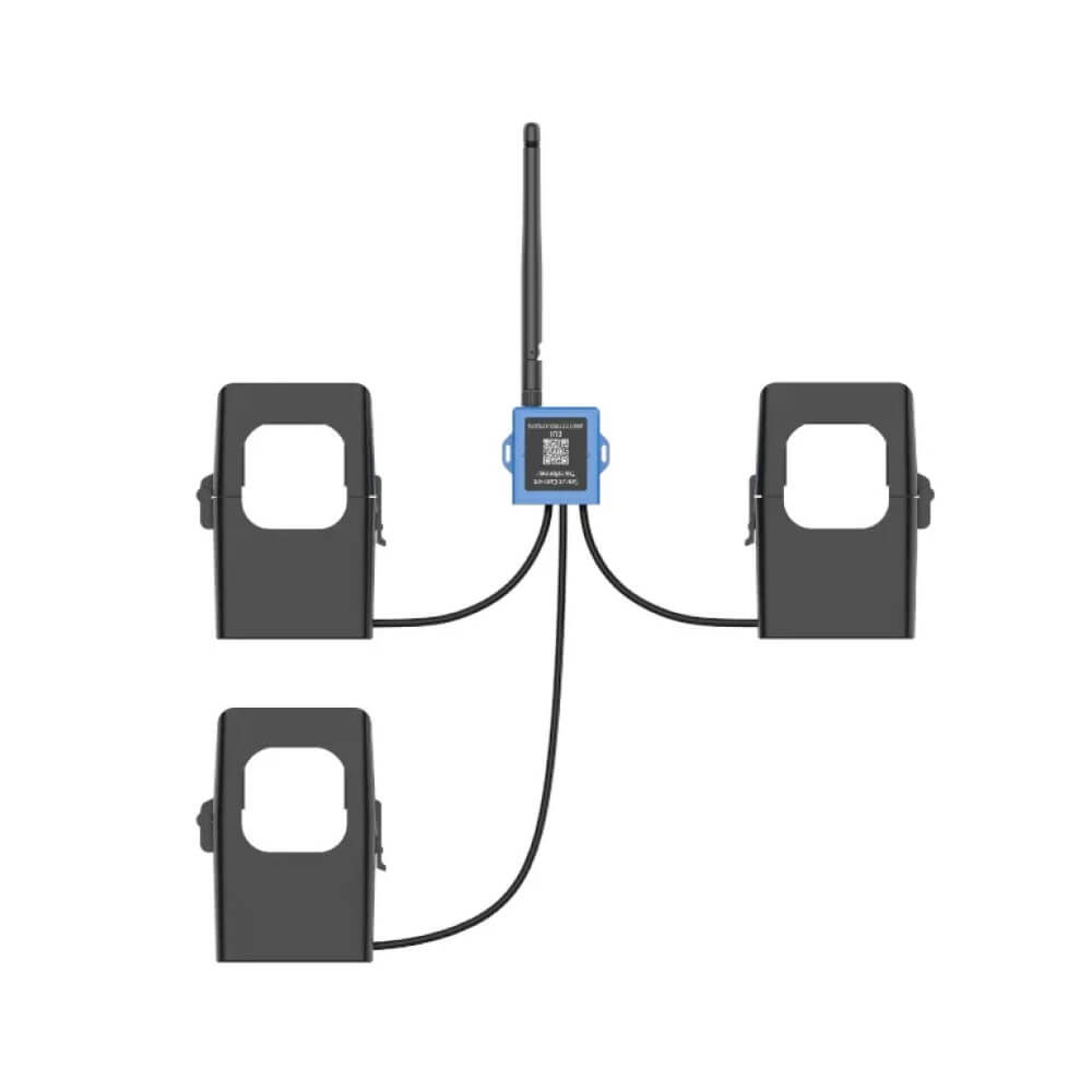 Milesight CT310 self-powered LoRaWAN smart current transformer for high-capacity 1000A industrial energy monitoring.