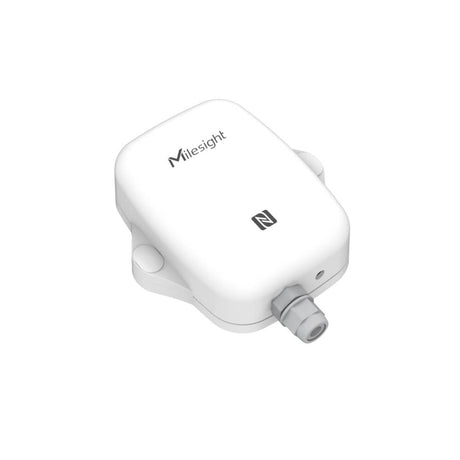 Milesight EM300-MCS LoRaWAN magnetic contact switch sensor for door and window opening detection with IP67 rating.