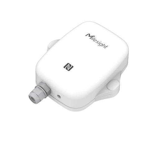 Milesight EM300-SLD LoRaWAN spot leak detection sensor with temperature and humidity monitoring and IP67 enclosure.