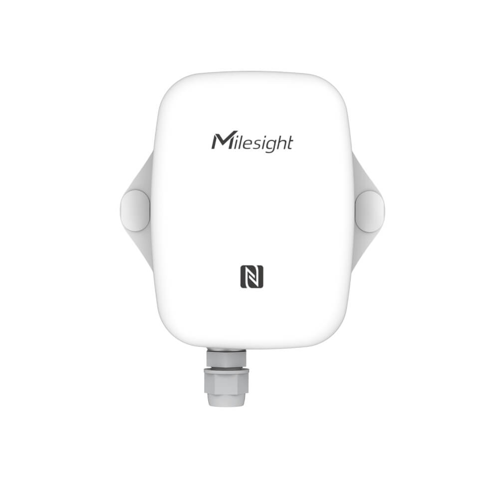 Milesight EM300-ZLD LoRaWAN zone leak detection sensor with 3-meter water sensing cable and IP67 rating.