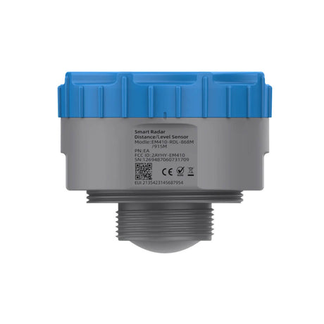 Milesight EM410-RDL Cellular radar distance and level sensor with NB-IoT and LTE-M connectivity and IP68 protection.