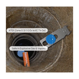 Milesight EM410-RDL Cellular radar distance and level sensor with NB-IoT and LTE-M connectivity and IP68 protection.