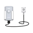 Milesight EM500-LGT industrial LoRaWAN light sensor with high-precision illuminance probe and IP67 transceiver.