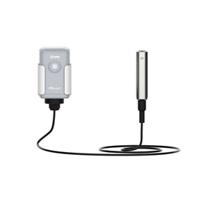 Milesight EM500-SWL submersible LoRaWAN liquid level sensor with stainless steel pressure probe and IP67 transceiver.