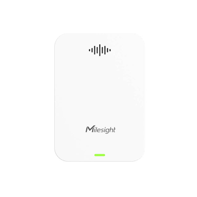 Milesight GS301 4-in-1 LoRaWAN bathroom odor detector for NH3, H2S, temperature, and humidity.