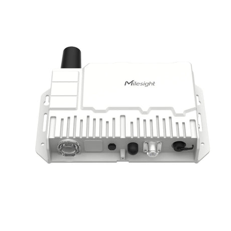 Milesight SG50 solar-powered LoRaWAN gateway with integrated solar panel and battery management.