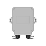 Milesight TS302 dual-channel LoRaWAN temperature sensor with LCD display and support for two PT100 probes.