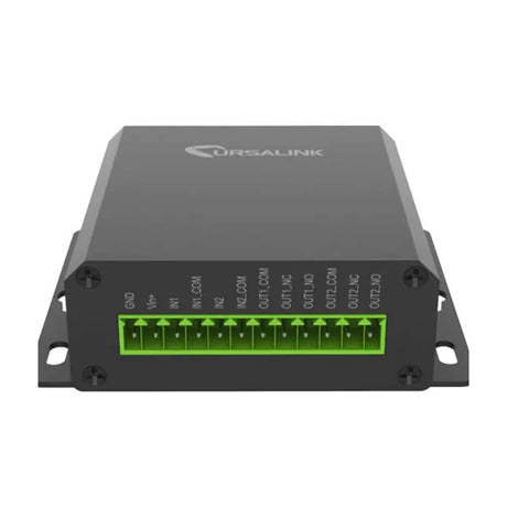 Milesight UC1114 LoRaWAN remote I/O controller with 2 digital inputs and 2 relay outputs for industrial automation.