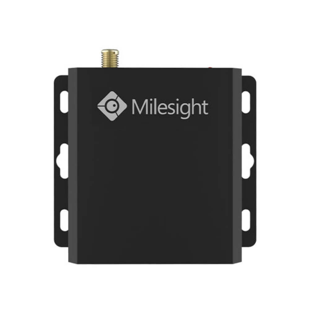 Milesight UC1114 LoRaWAN remote I/O controller with 2 digital inputs and 2 relay outputs for industrial automation.