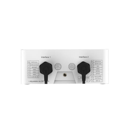 Milesight UC501 LTE cellular multi-interface controller with solar power and IP68 rating.