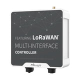Milesight UC502 LTE cellular multi-interface controller with high-capacity battery and IP68 rating.