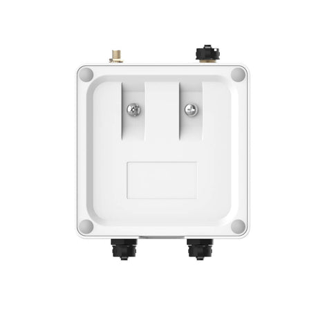 Milesight UC511 solar-powered LoRaWAN solenoid valve controller with IP67 housing and M12 connectors.