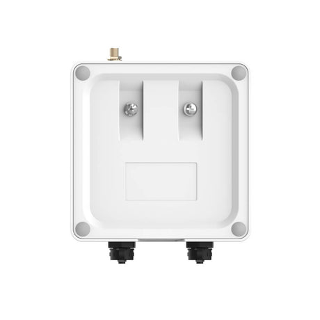 Milesight UC512 battery-powered LoRaWAN solenoid valve controller with IP67 rating and M12 industrial connectors.