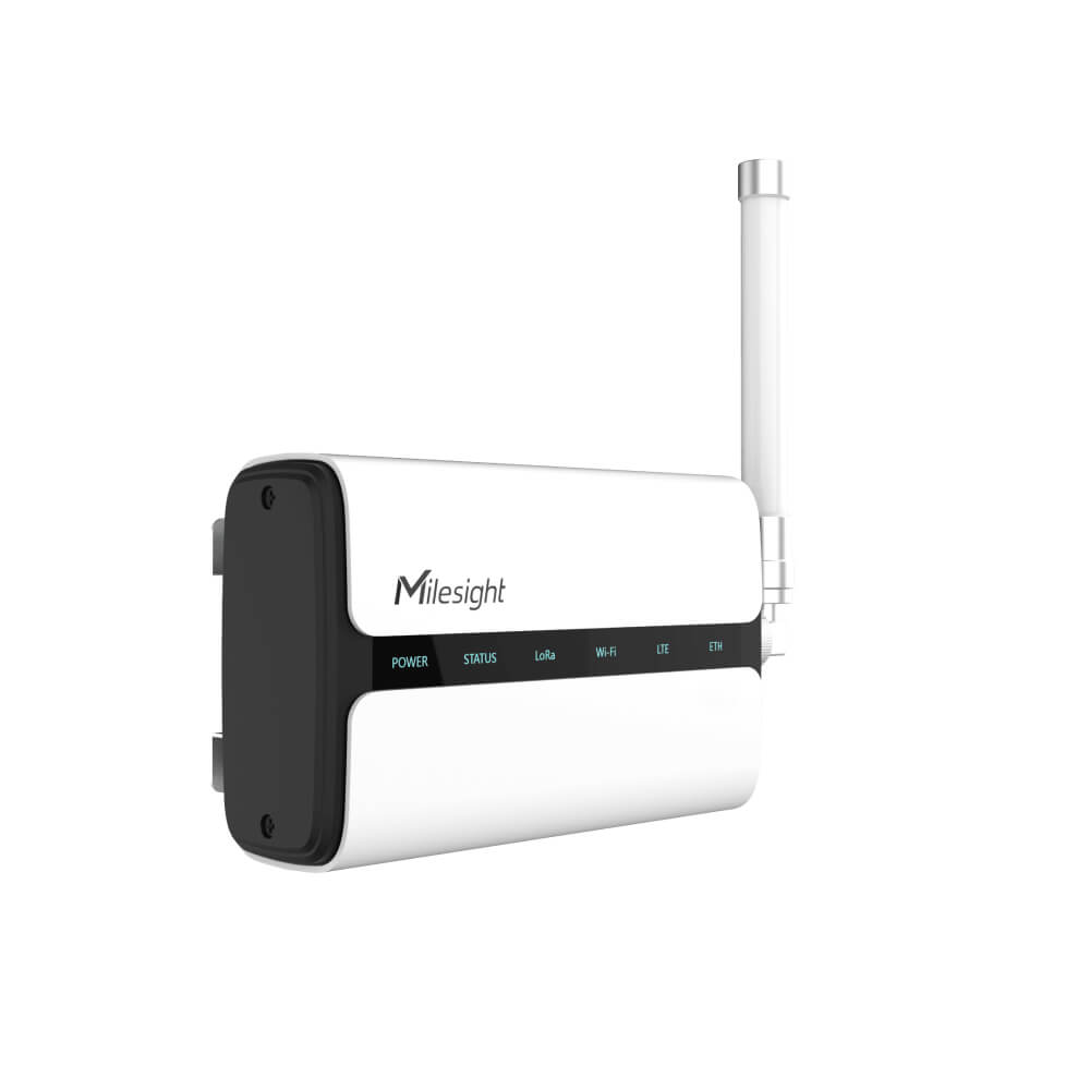 Milesight UG65 8-Channel Semi-Industrial LoRaWAN Gateway with Multiple Backhaul Communication Options.