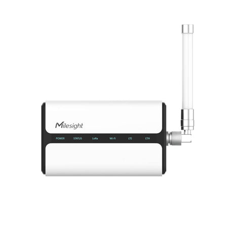 Milesight UG65 8-Channel Semi-Industrial LoRaWAN Gateway with Multiple Backhaul Communication Options.