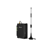 Milesight UR32L industrial 4G LTE cellular router with 2 Ethernet ports and rugged IP30 metal housing.