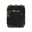 Milesight UR32 industrial 4G LTE cellular router with dual SIM, 2 Ethernet ports, and rugged metal housing.