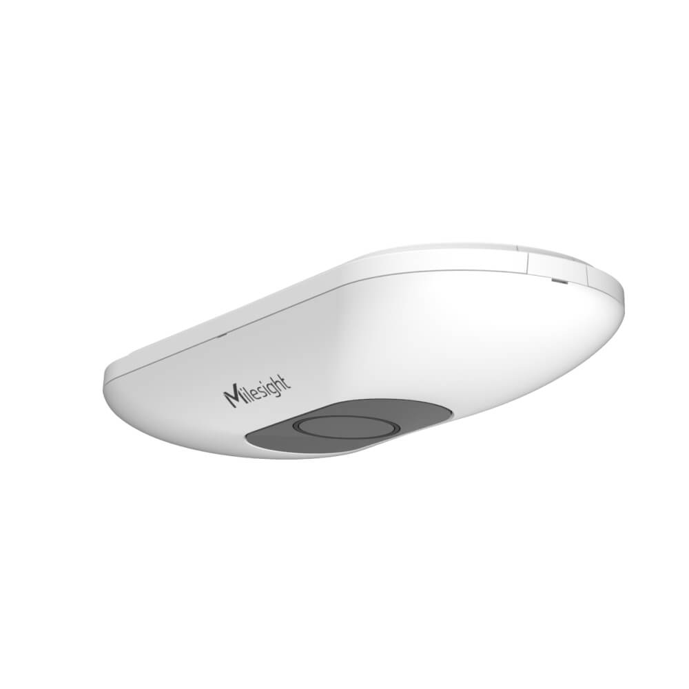 Milesight VS133-P AI ToF People Counting Sensor with PoE connectivity and 99.8% accuracy for retail and office analytics.