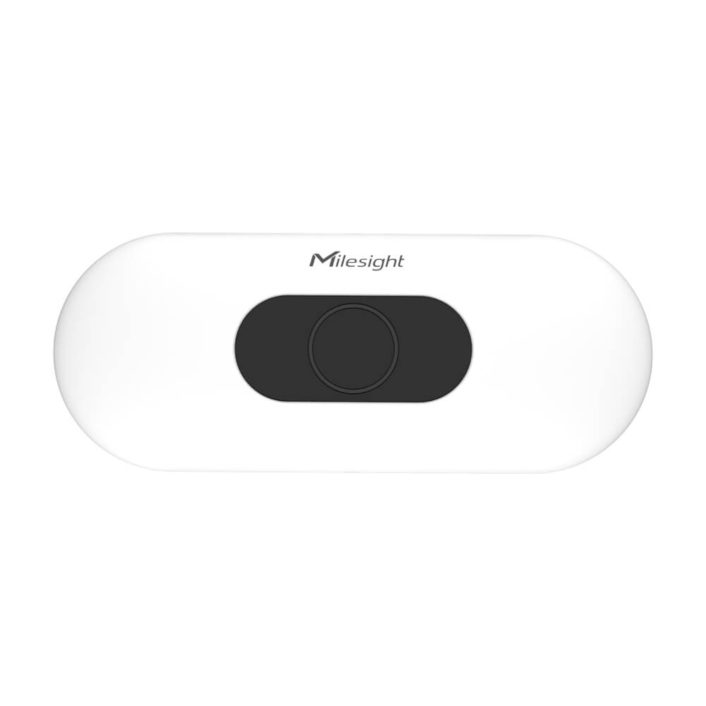 Milesight VS133-P AI ToF People Counting Sensor with PoE connectivity and 99.8% accuracy for retail and office analytics.