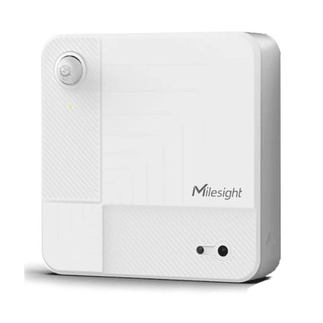 Milesight VS321 LoRaWAN AI Occupancy Sensor for real-time people counting and desk occupancy monitoring.