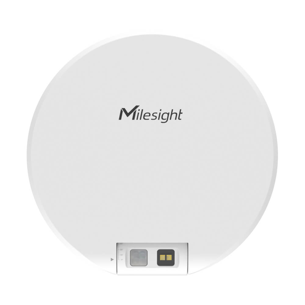 Milesight VS330 LoRaWAN bathroom occupancy sensor with ToF technology and 100% privacy protection.