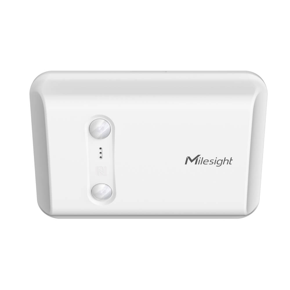Milesight VS350 LoRaWAN 3D ToF people counting sensor for high-accuracy foot traffic monitoring and privacy protection.