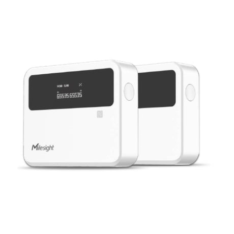 Milesight VS360 LoRaWAN bi-directional IR breakbeam people counter for entrances and hallways.