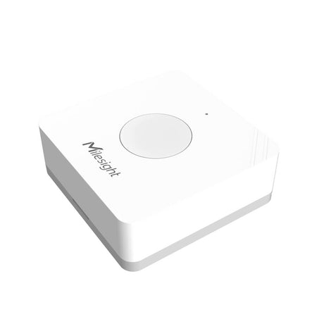 Milesight WS101 LoRaWAN smart button and SOS alarm with multiple press actions and LED indicator.