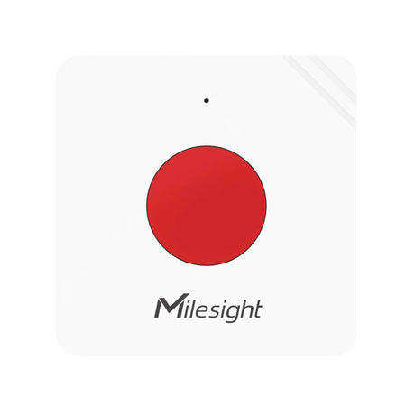 Milesight WS101 LoRaWAN smart button and SOS alarm with multiple press actions and LED indicator.