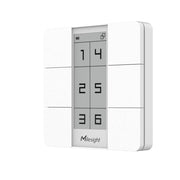Milesight WS156 and WS136 LoRaWAN smart scene panels with 6-button control and customizable E-ink display.
