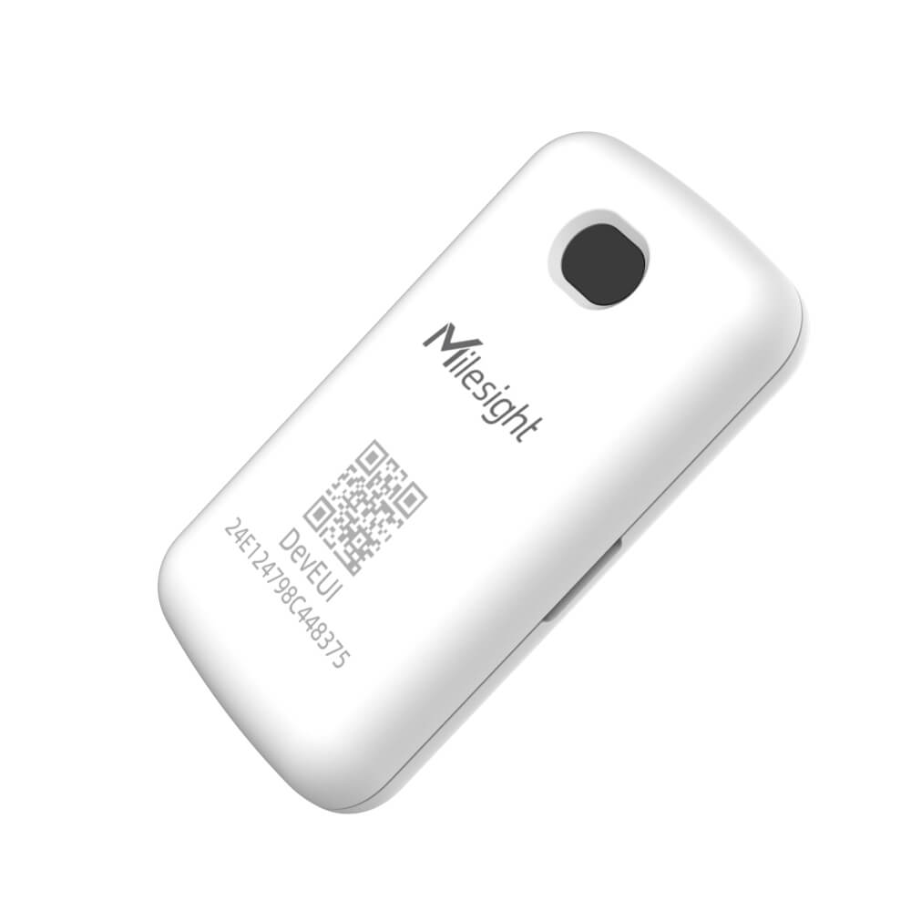 Milesight WS201 LoRaWAN smart fill-level monitoring sensor with ToF technology for tissue boxes and small containers.