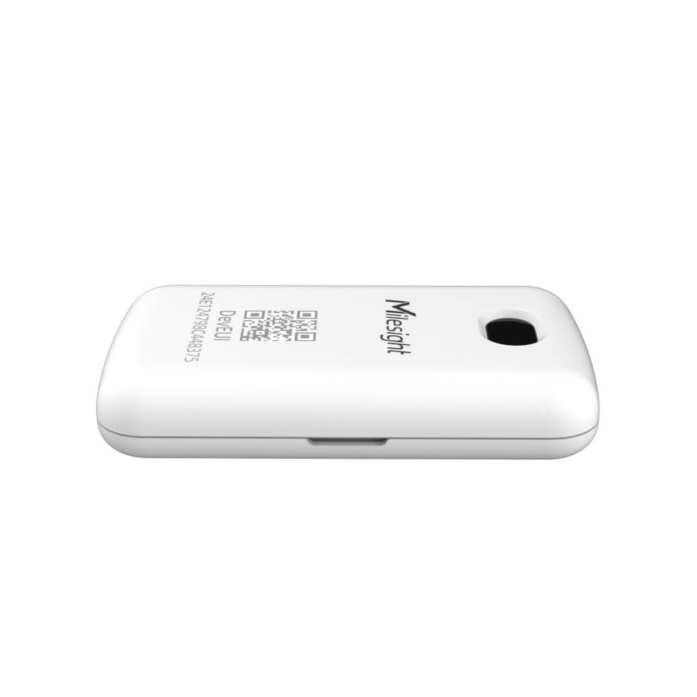 Milesight WS201 LoRaWAN smart fill-level monitoring sensor with ToF technology for tissue boxes and small containers.