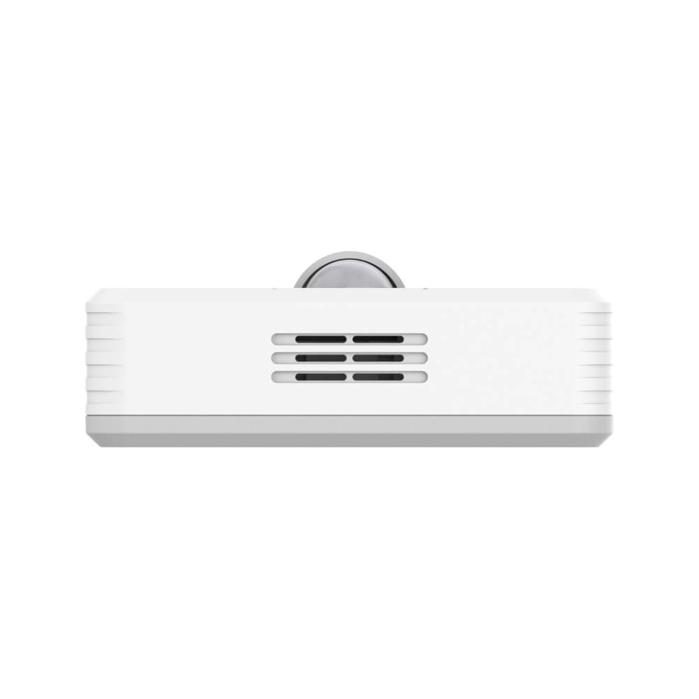 Milesight WS203 LoRaWAN PIR motion sensor with temperature and humidity monitoring and D2D support.
