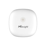 Milesight WS303 mini LoRaWAN water leak detection sensor with built-in buzzer and IP67 rating.