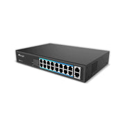 Milesight High-Speed PoE Switch - Efficient Network Power Solution for IoT and Surveillance - 16 Ports