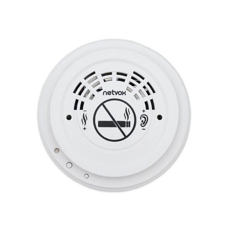 Netvox RA02G wireless LoRaWAN indoor sensor for vaping, cigarette smoke, and noise-based bullying detection.