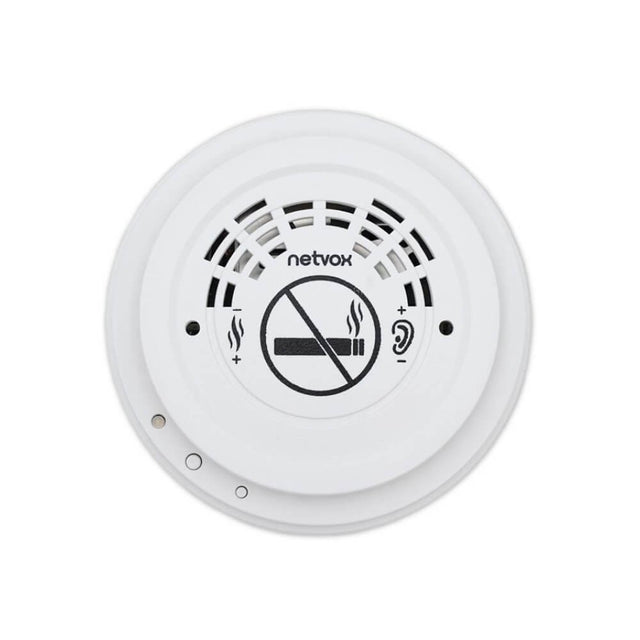 Netvox RA02G wireless LoRaWAN indoor sensor for vaping, cigarette smoke, and noise-based bullying detection.