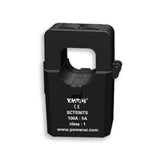 PowerUC SCT036TS split-core current transformer with 36mm aperture and safety lock for industrial energy monitoring.