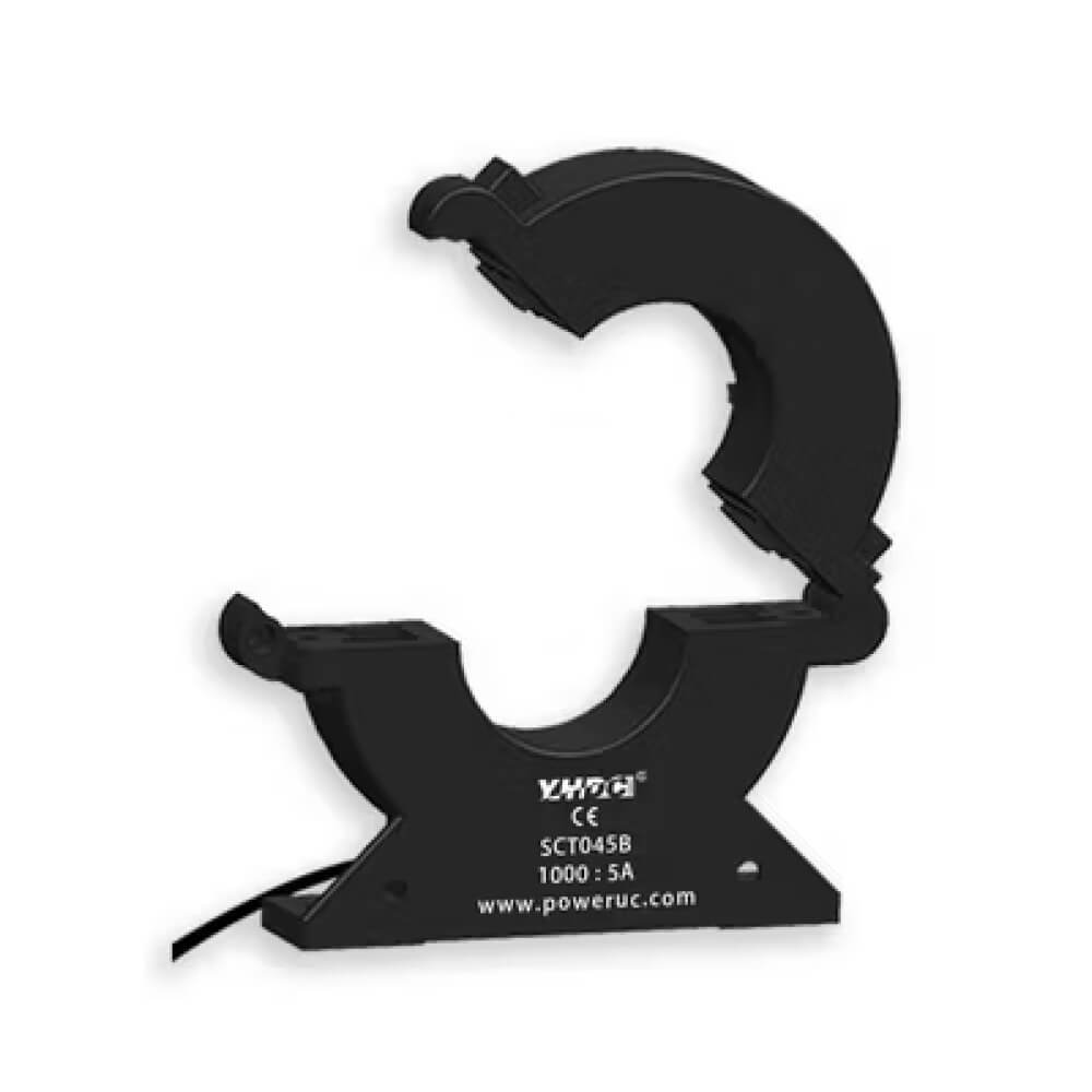 PowerUC SCT045B split-core current transformer with 45mm aperture for industrial energy metering.