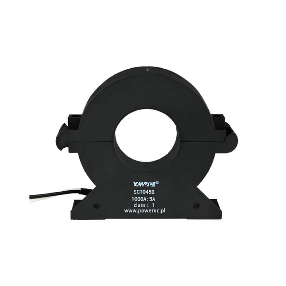 PowerUC SCT045B split-core current transformer with 45mm aperture for industrial energy metering.
