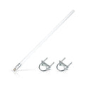 RAKwireless high-gain 8dBi fiberglass LoRaWAN antenna with N-type male connector and mounting kit.