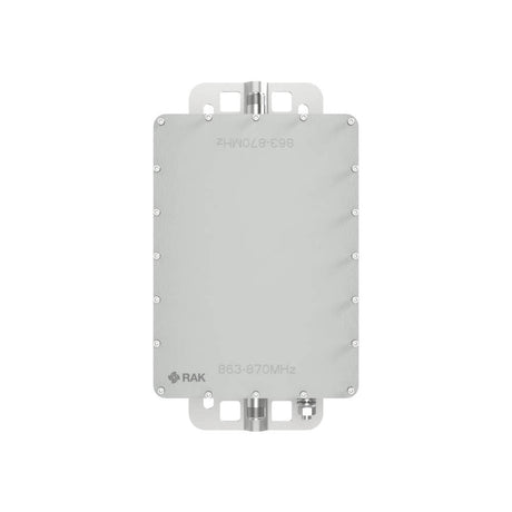 RAK Outdoor Cavity Band-Pass Filter for LoRaWAN gateways with high out-of-band rejection and IP67 rating.