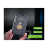 Seeed Studio SenseCAP T1000-E LoRaWAN card tracker, slim credit-card sized GPS tracker for asset and personnel monitoring.