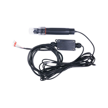 Seeed Studio S-pH-01A industrial pH sensor with RS485 and 4-20mA output for soil and water monitoring.